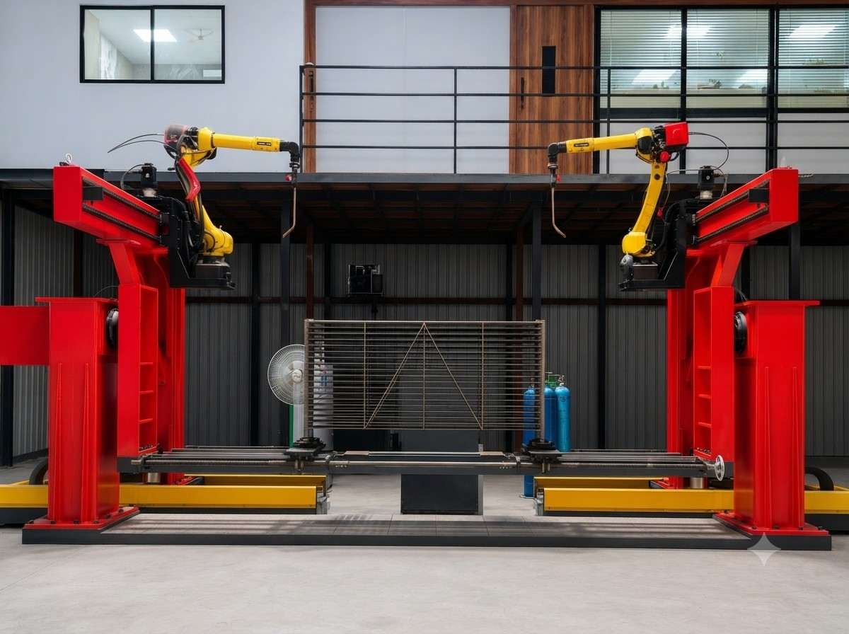 Custom robotic welding automation system