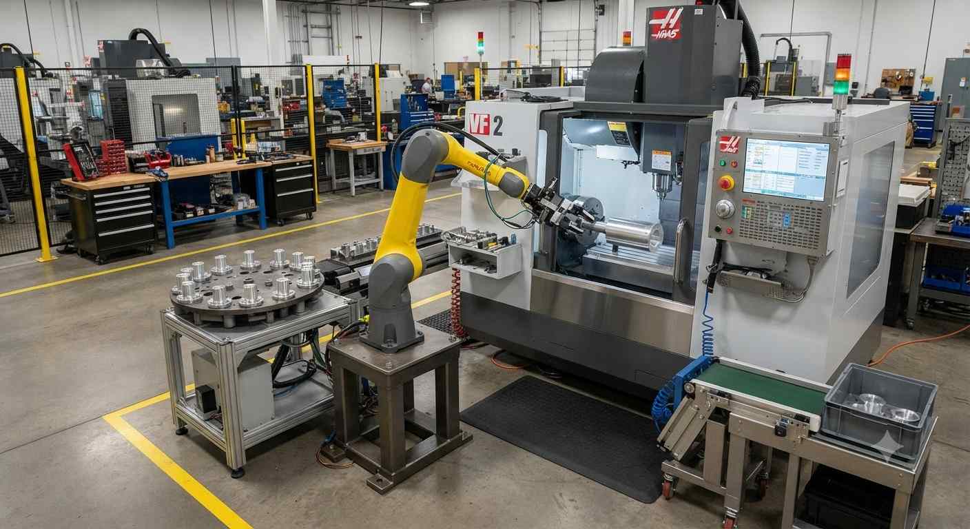CNC Machine Tending Robot | Autobot Systems Pune India