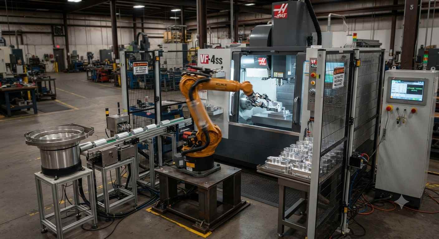 Machine Tending Automation in India | Autobot System Pune India