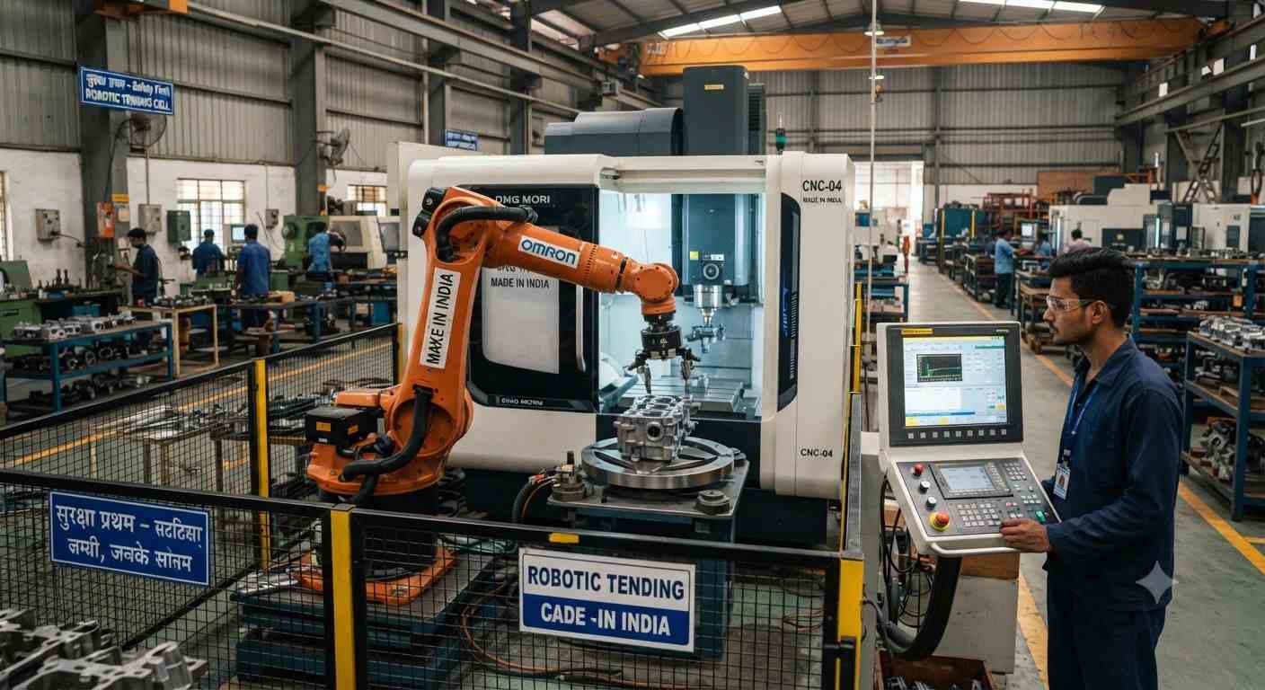 Robotic Machine Tending | Autobot System Pune India